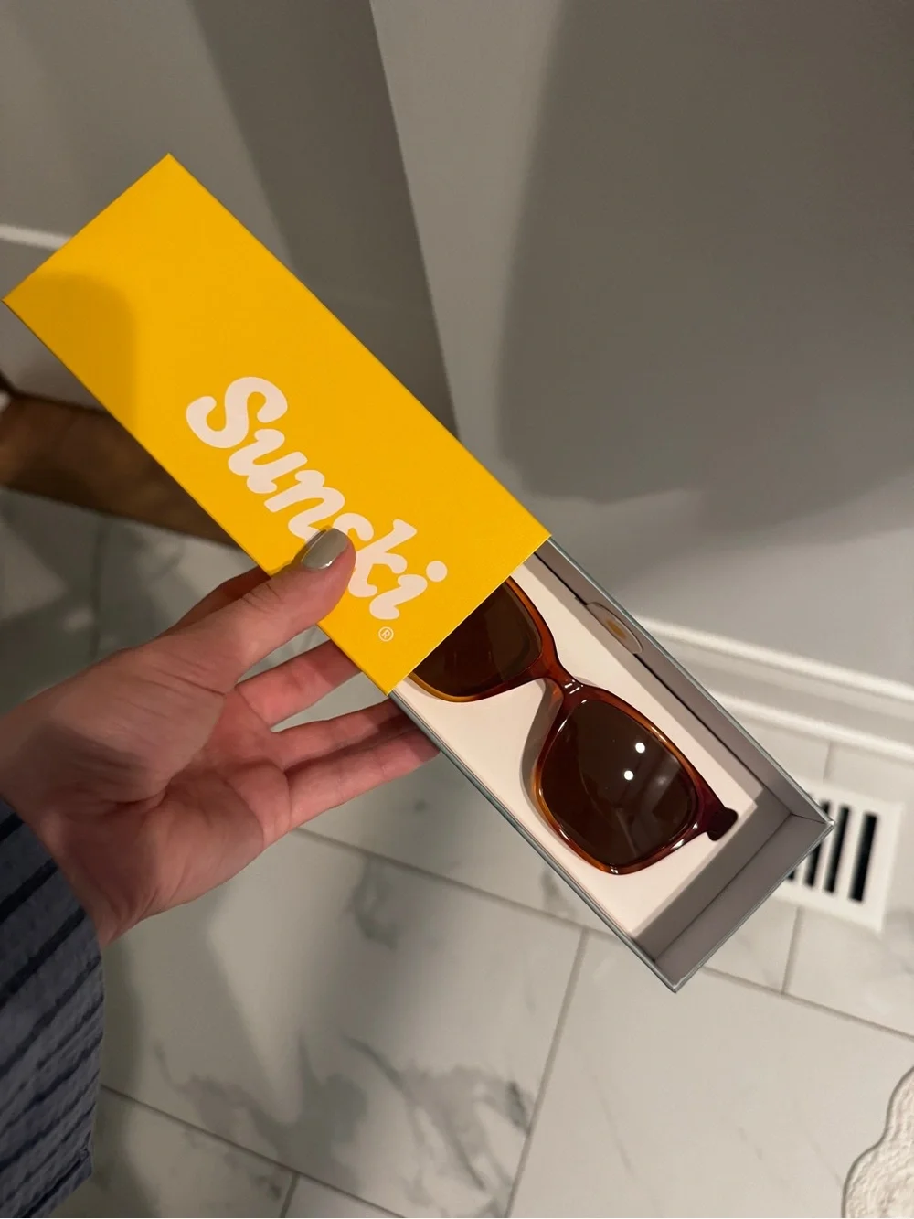 Ventana Caramel Amber Sunski Polarized Sunglasses